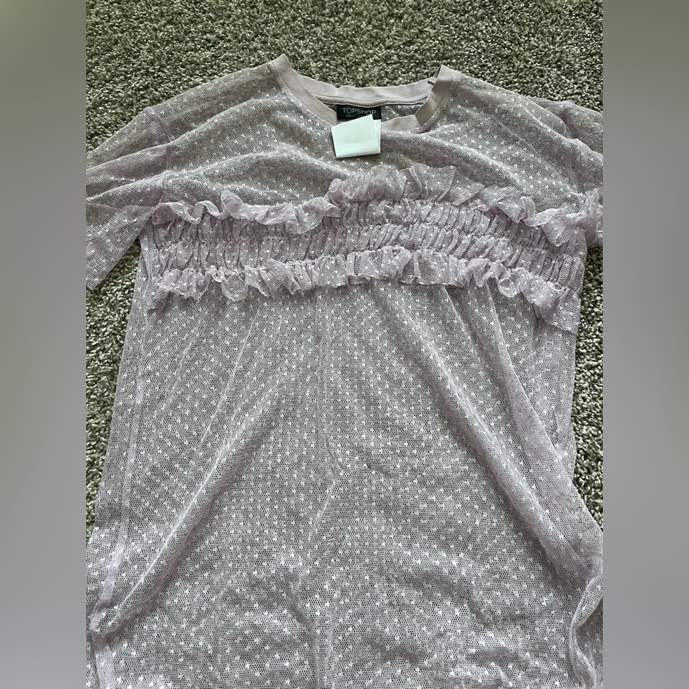 Topshop mesh shirt